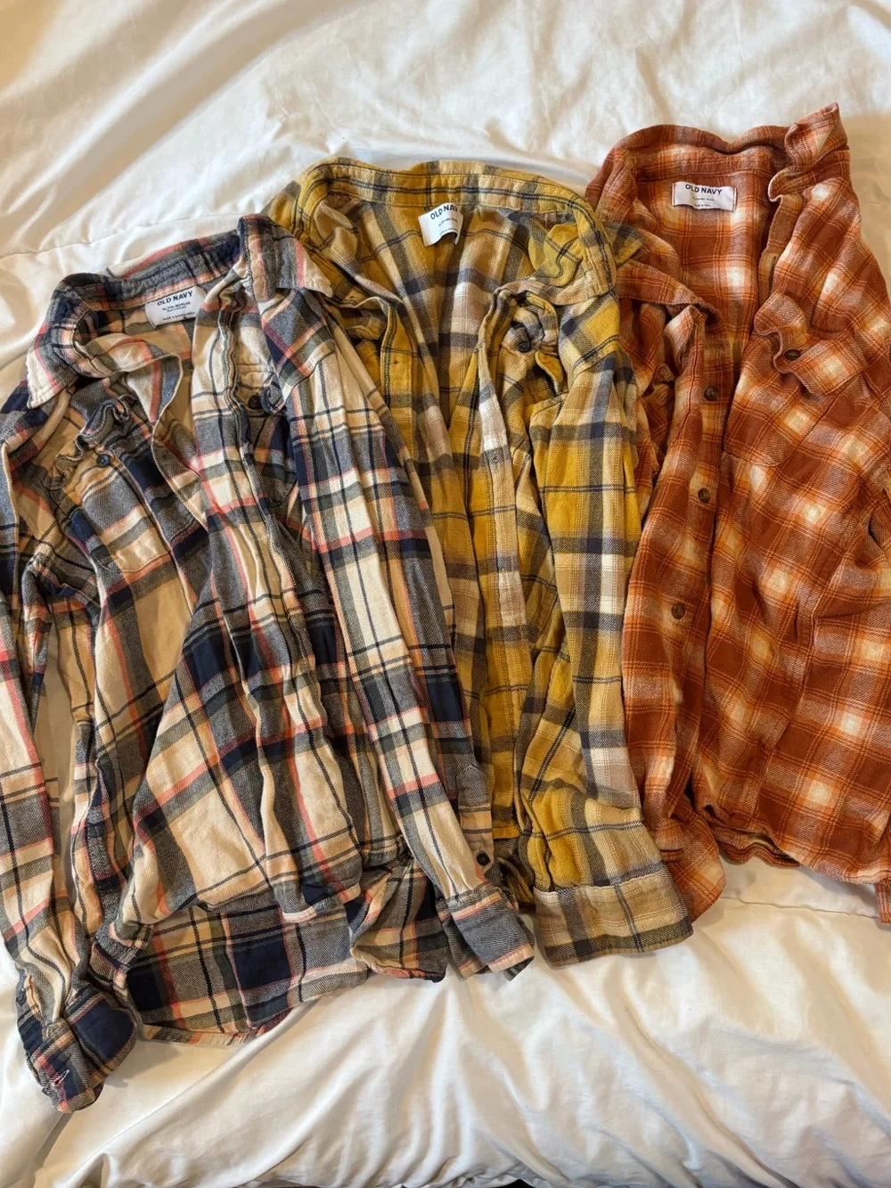 Set of 3 Old Navy Kids XL Plus Flannel Shirts